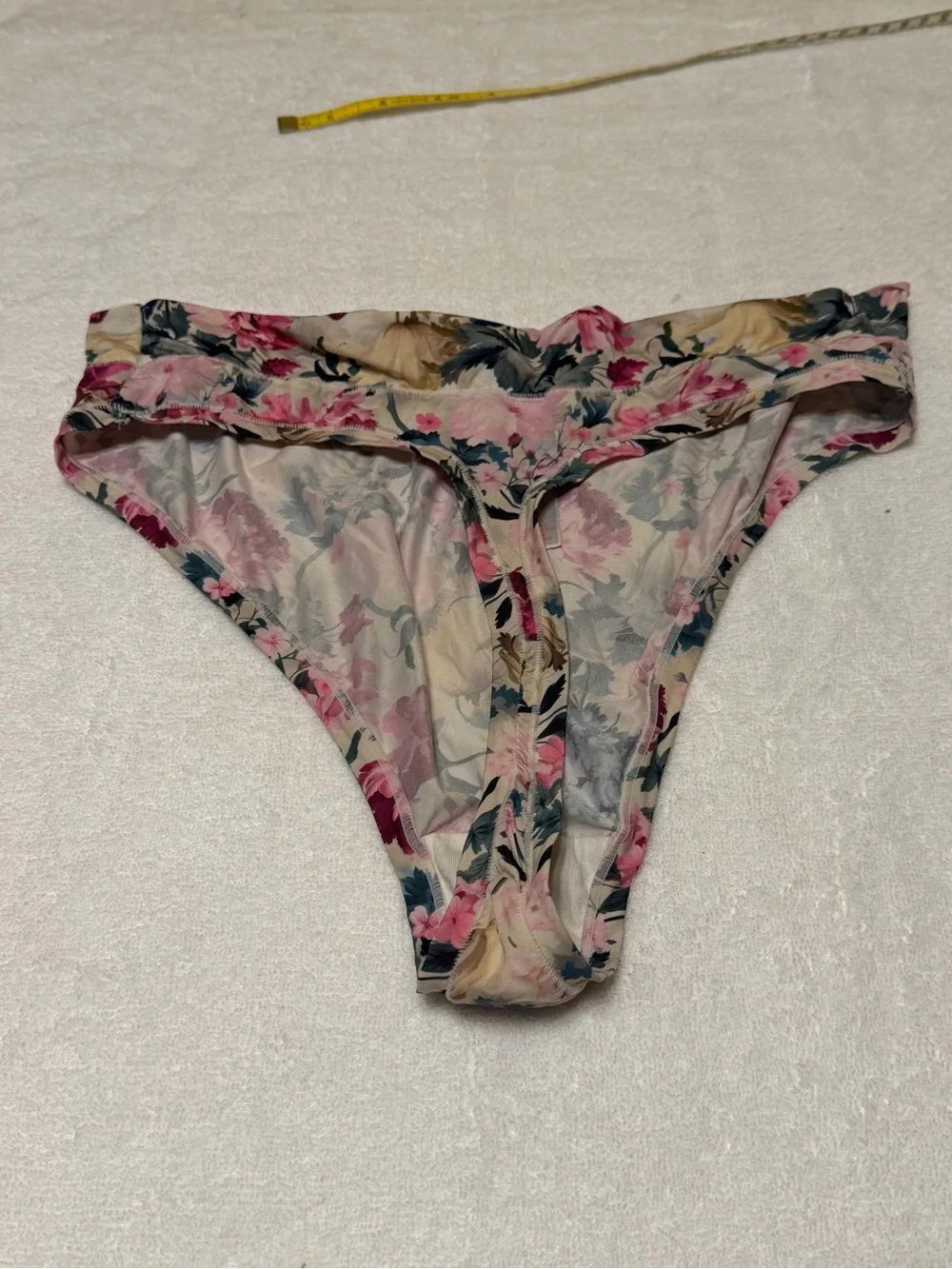 Cacique Comfort Bliss Floral Print French Cut Thong Panties